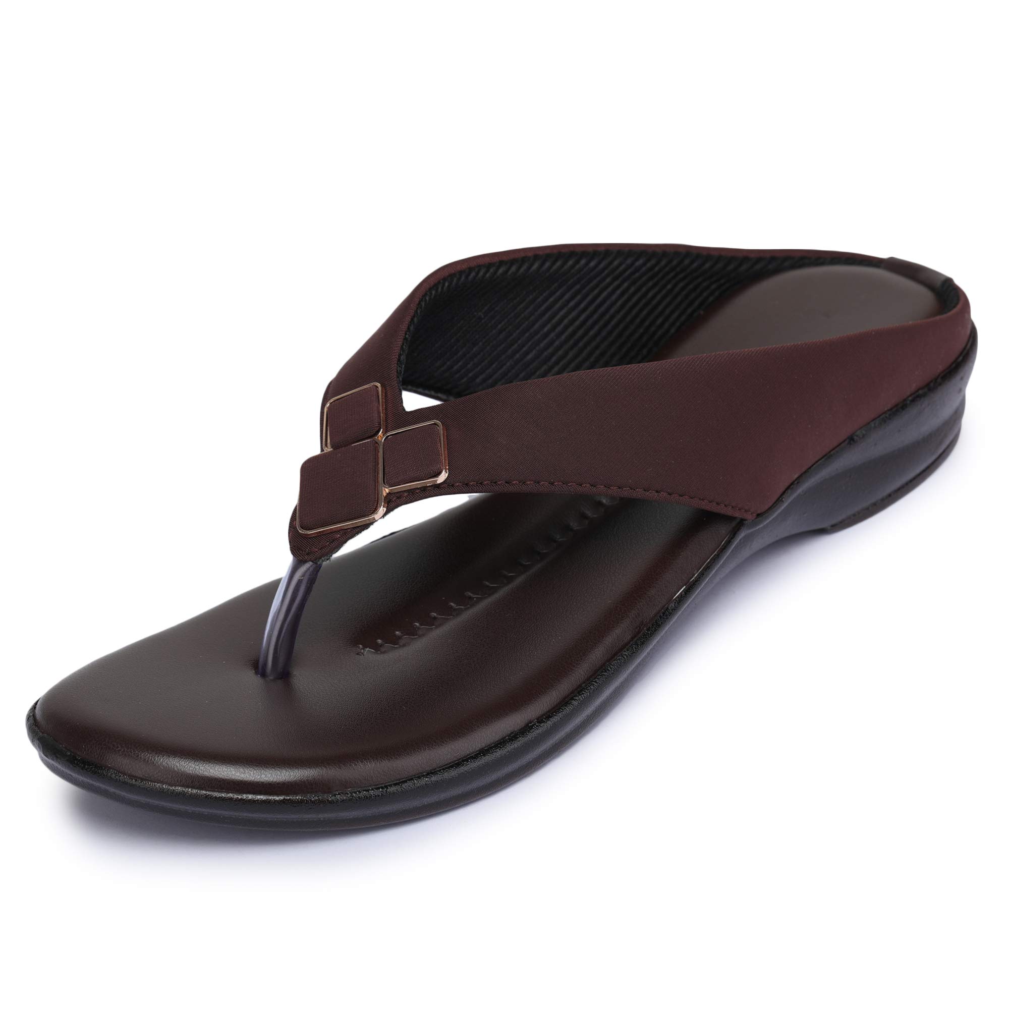 Bootco Latest Collection Stylish Casual Brown Flat for Womens (B091STW6VW) Amazon Price History, Amazon Price Tracker
