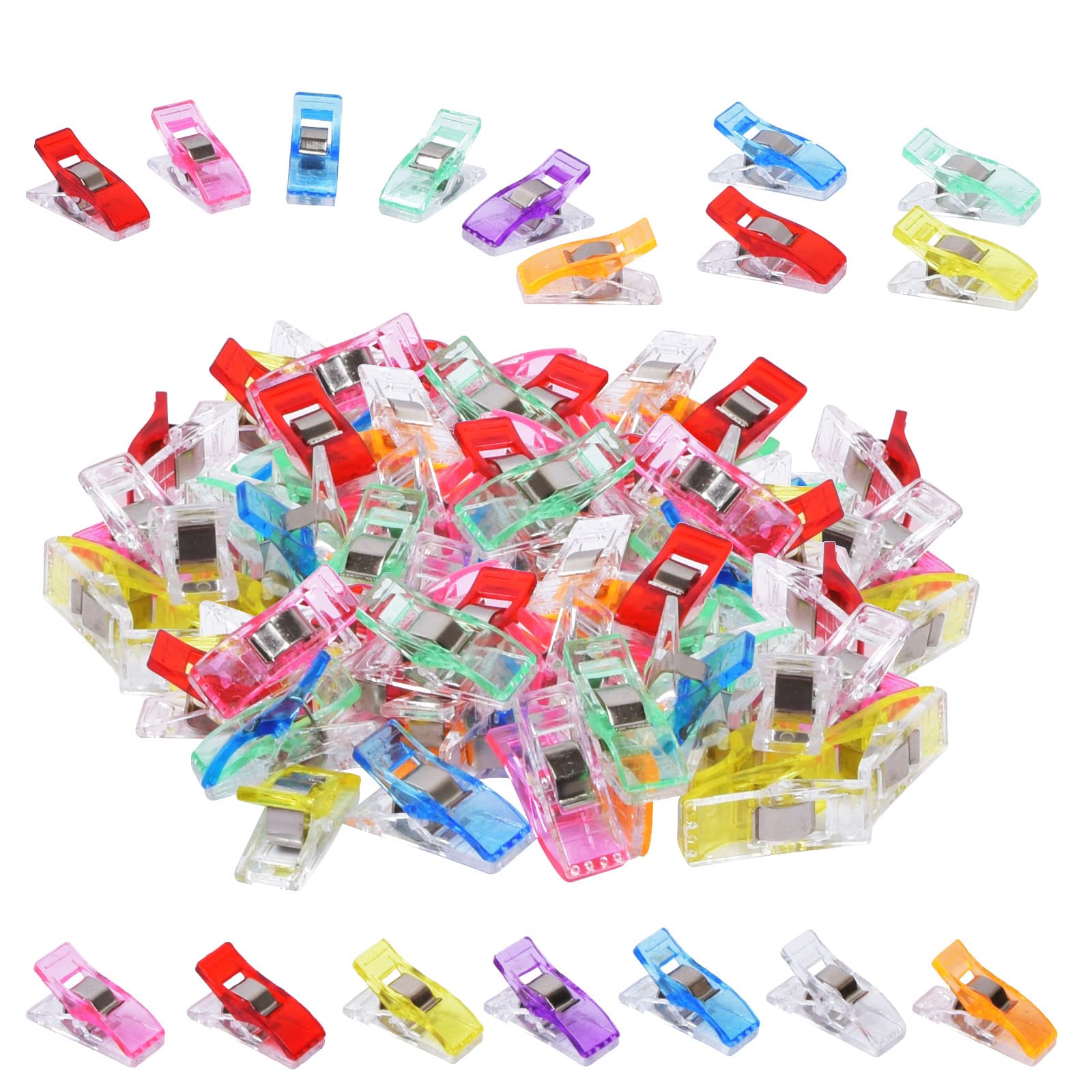 160 Clip Per Cucito - Mollette Per Stoffa Multiuso, 9 Colori, Per Cucire, Cucito E Crafting - Foto 10