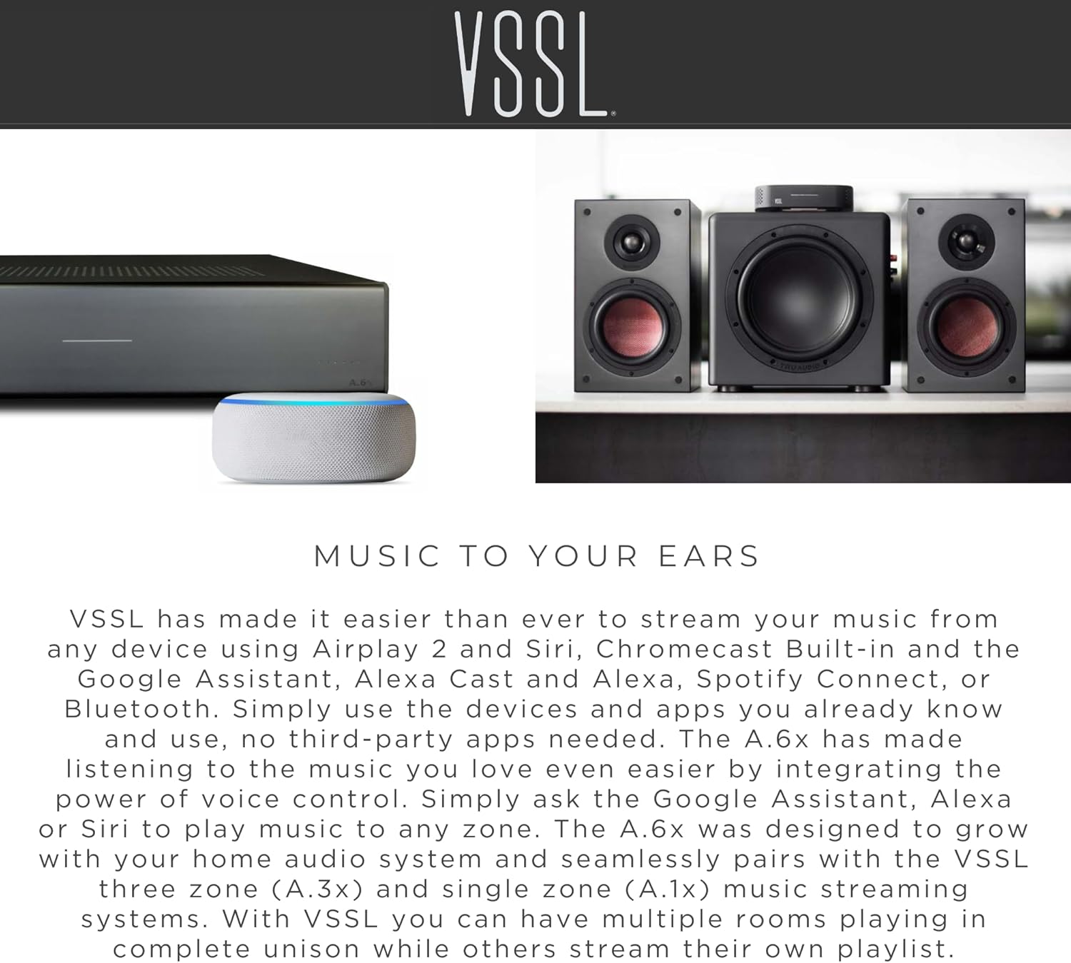 Whole-Home Audio System: VSSL 6-Channel Amp