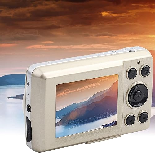 Miniatura 4 de TOPINCN Digital Camera Recorder, Digital Video Camera 2MP 720P 30FPS Vlogging Camera 16X Zoom Mini for Outdoor(Gold)
