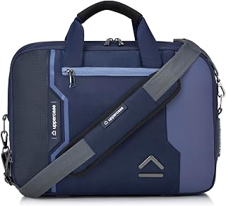 uppercase Alphatech Pro 03 Padded 15.6" Laptop & iPad Compartment Messenger Bag with Trolley Sleeve Quick Access Pockets D... Price In India
