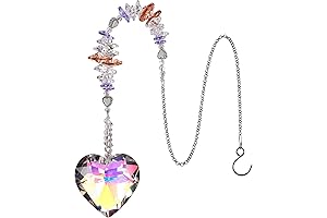 Stunning Heart Shaped Suncatcher: A Prism of Colors for Your Home