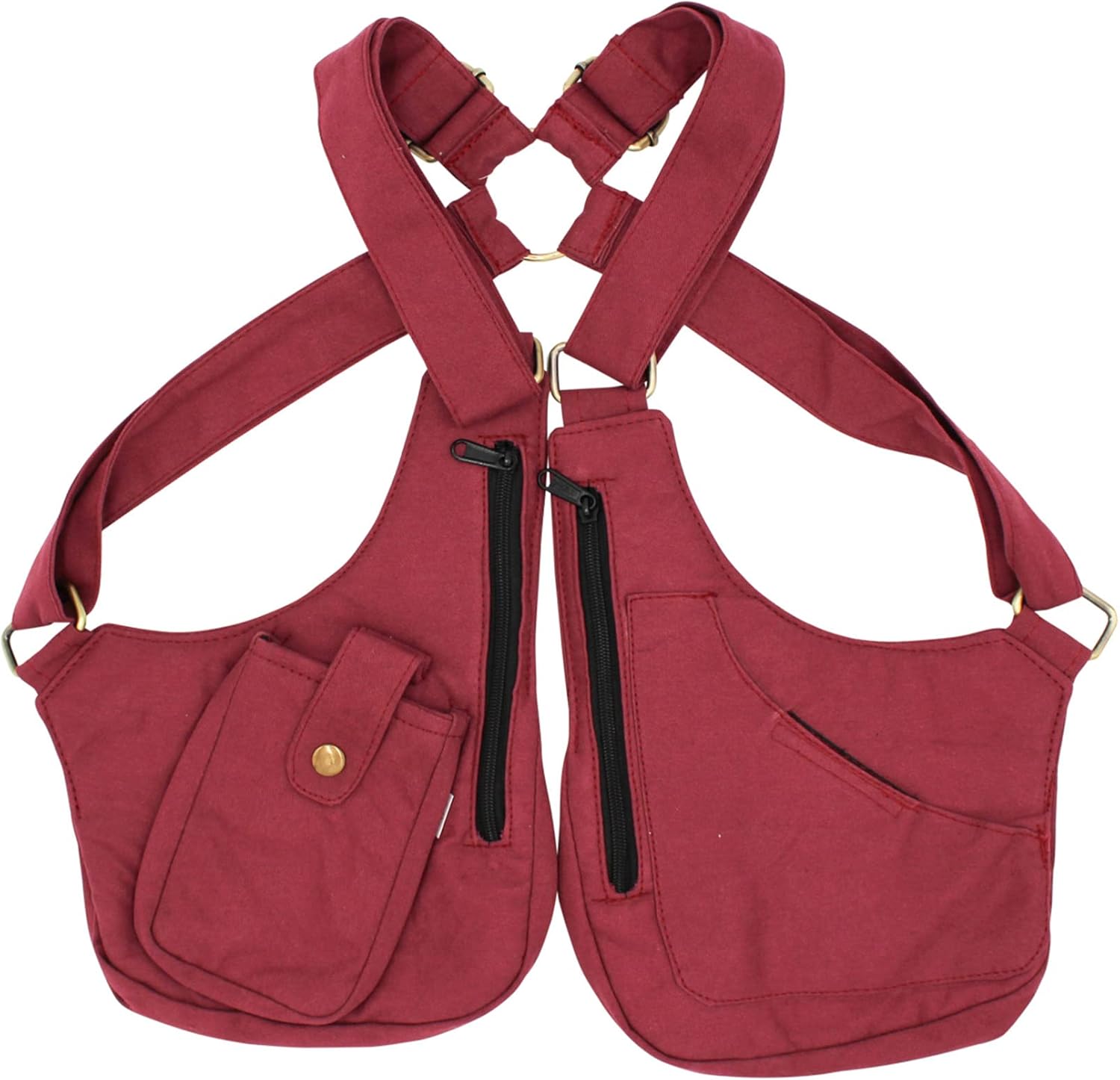 Curved Canvas Festival Vest