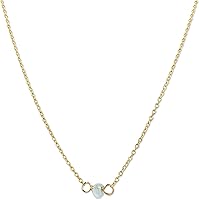 Vista 206 de Gargantilla de piedra natal – Regalo de cumpleaños, regalo para niña, mujer, amiga, hija, esposa, mamá, ella, joyas de piedras preciosas para uso