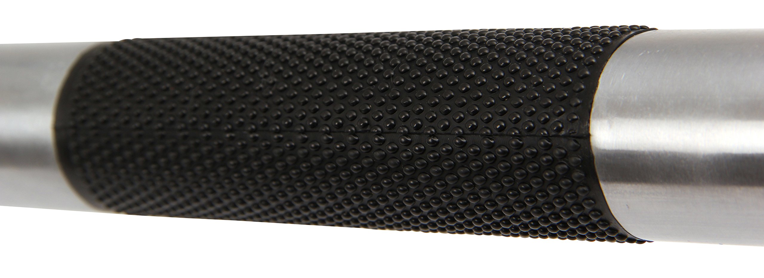Cap Barbell Deluxe Curl Barre de Fixation de câble avec poignées en Caoutchouc, 71,1 cm