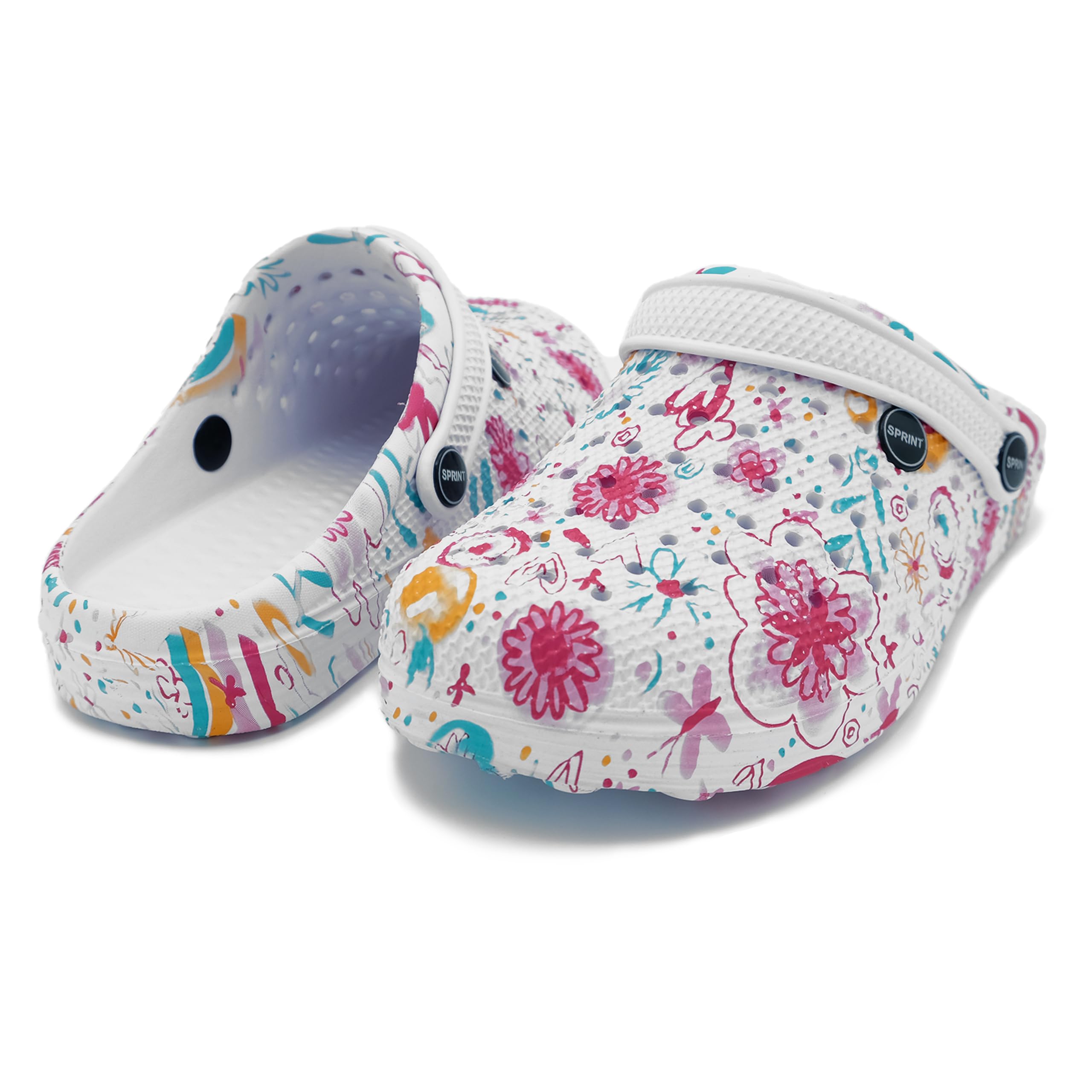 Sprint Sport Damen Clogs Gartenschuhe Pantoletten atmungsaktiv