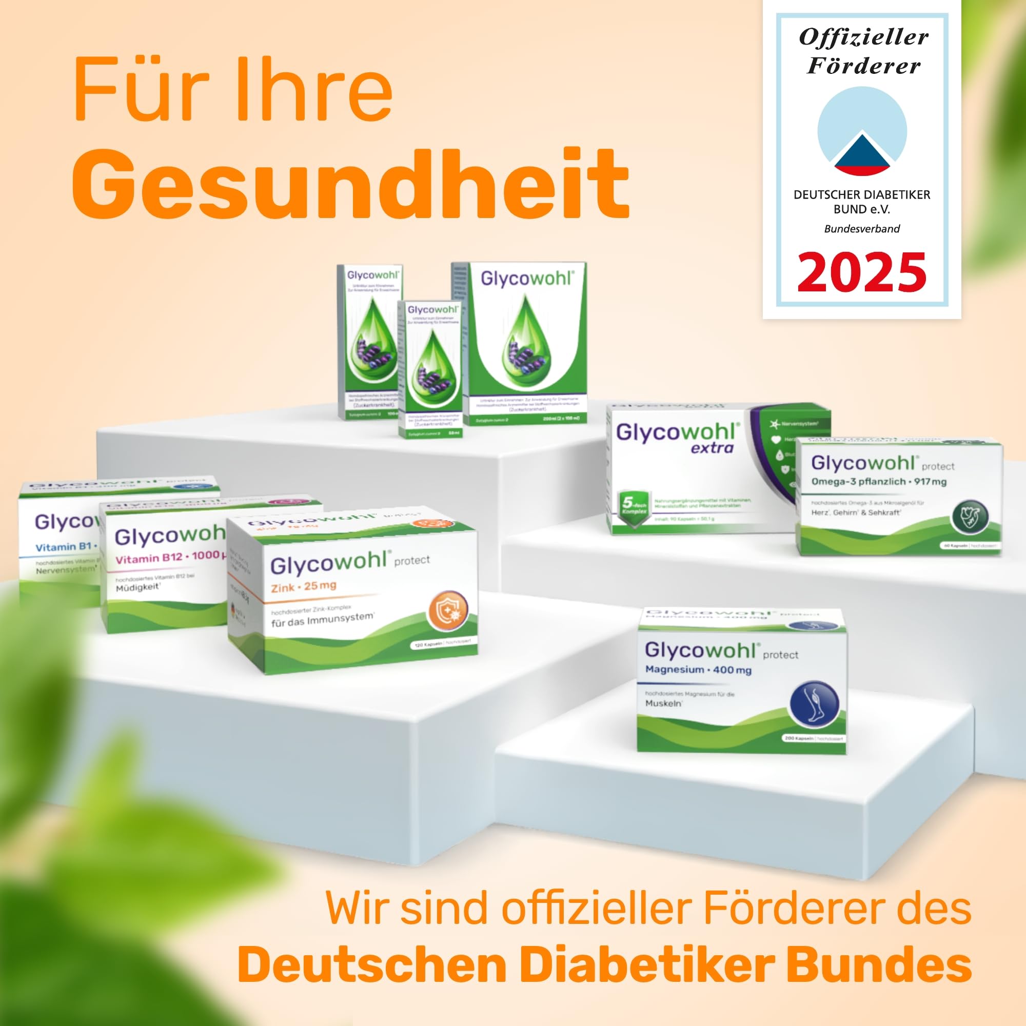 Glycowohl Zink Komplex 25 mg – 3 Zinkformen – 120 Kapseln | 10 mg Bisglycinat, 10 mg Citrat & 5 mg Picolinat (= 25 mg Zink) · Für die Dauerversorgung · Nur 1 Kapsel täglich