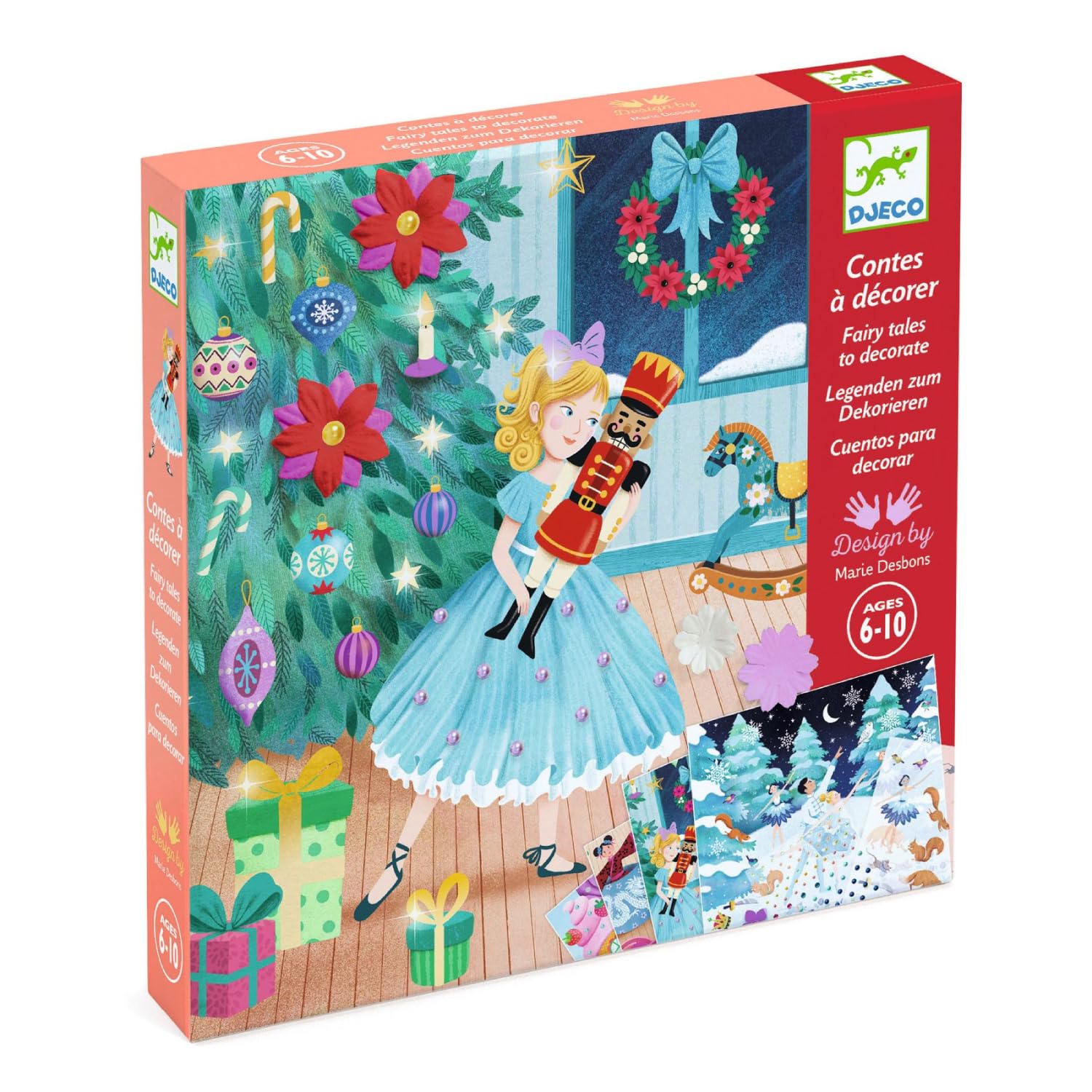 Djeco Multi Dj09438 Colouring Tale Nutcracker