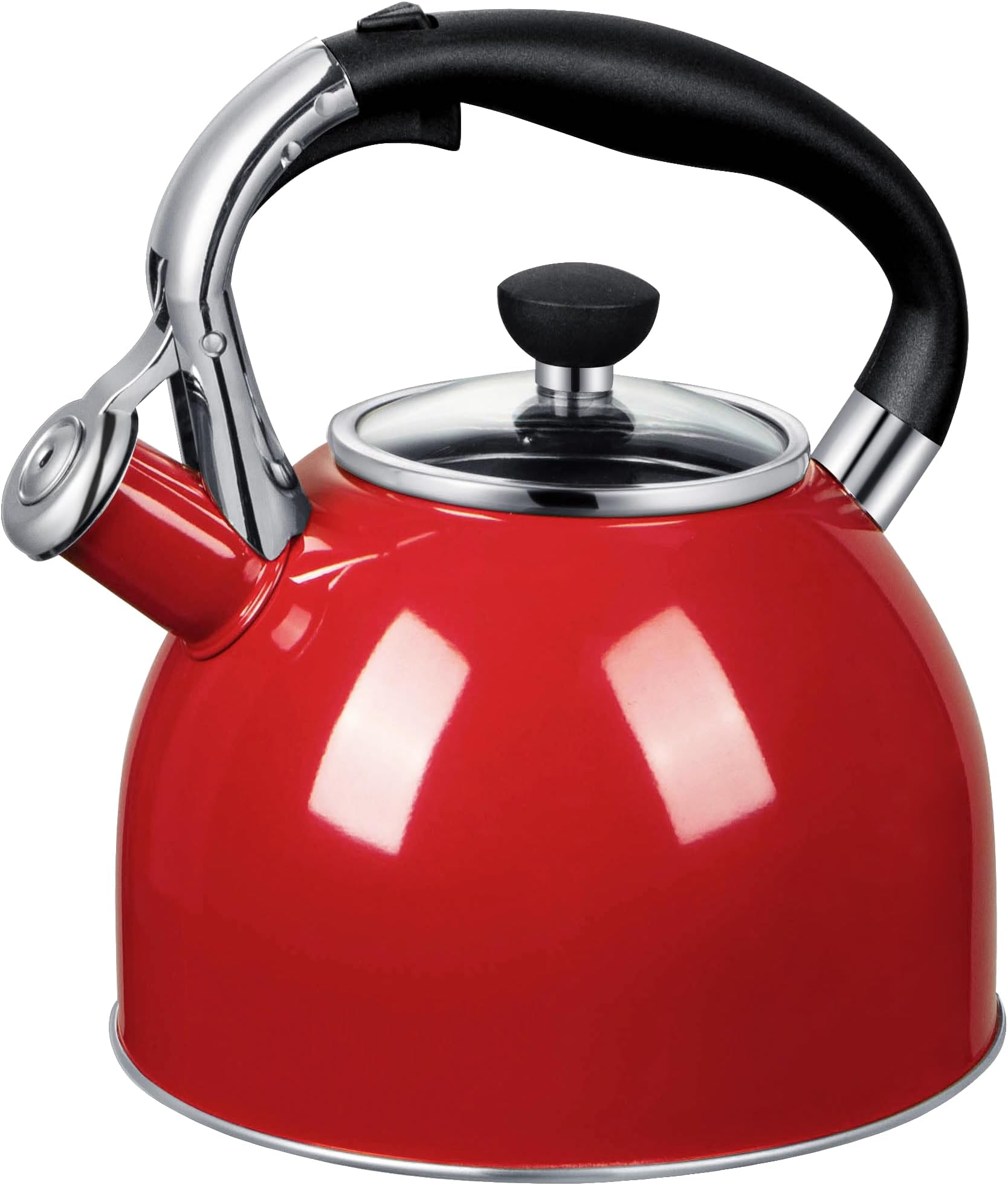 Stainless Steel Whistling Tea Kettle 3.5 Quart Tea Pot