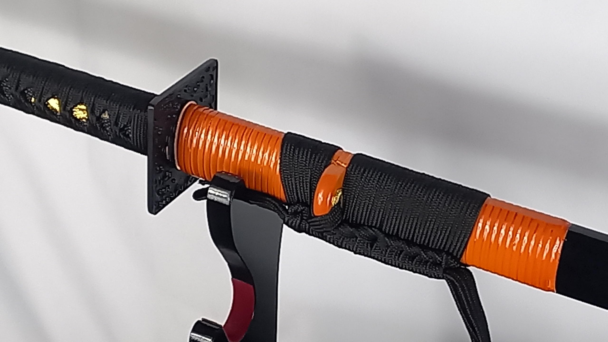 Samurai Ninja Schwerter Katana Schwert - scharf, echt & handgeschmiedet - gefaltetes Katana Schwert ohne Ständer - echtes Japanisches Samurai Sword aus Kohlenstoffstahl - Japan Deko Katanas