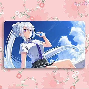Amazon プリンセスパラダイス カードゲームプレイマット プレイマット ひぐちかえで アニメグッズ Tcg万能 収納ケース付き アニメ 萌え カード枠なし 60cm 35cm 0 5cm トレカ 通販