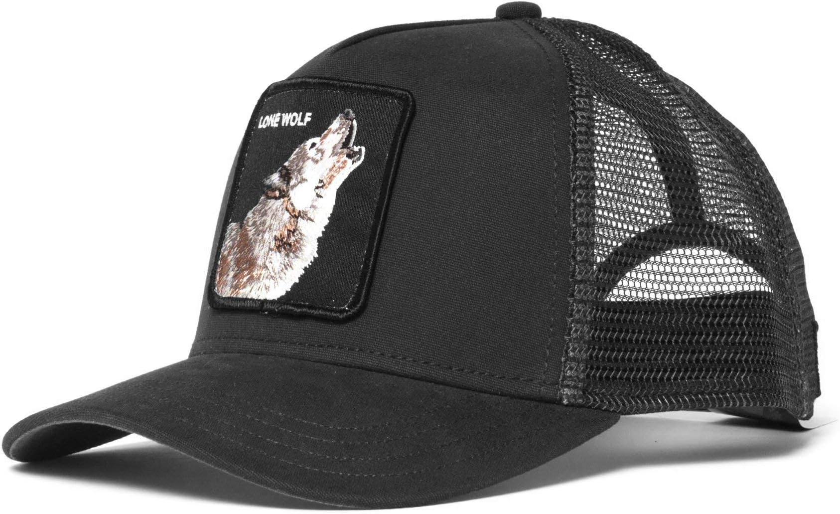 Goorin Bros. Trucker Hat Men - Mesh Baseball SnapBack Cap - The Farm, Black, One Size