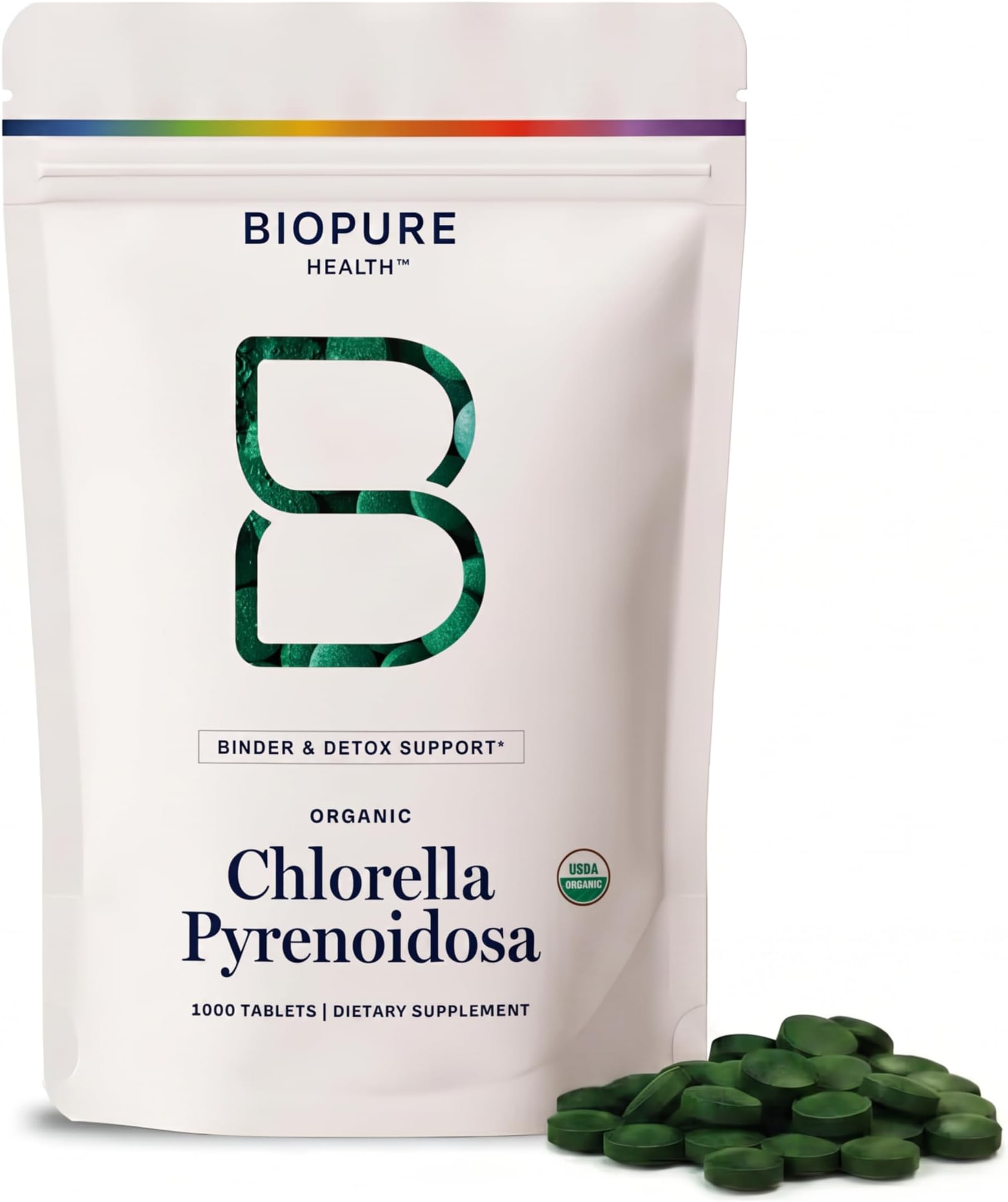 BioPure Chlorella Pyrenoidosa – 1000 Tablets