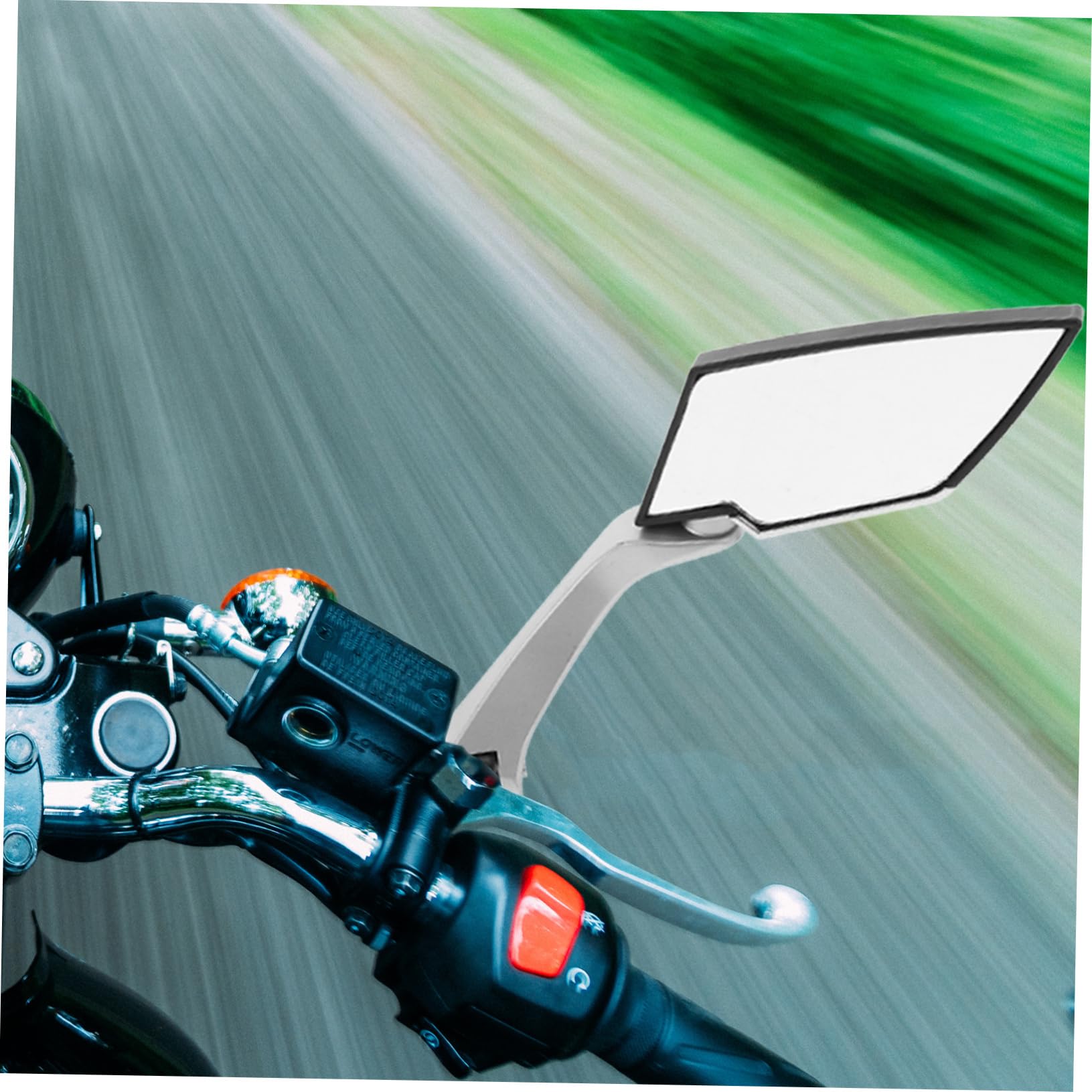PartyKindom Rétroviseurs pour Moto Rétroviseur de Guidon de Vélo de Scooter Arrière de Moto Latéraux