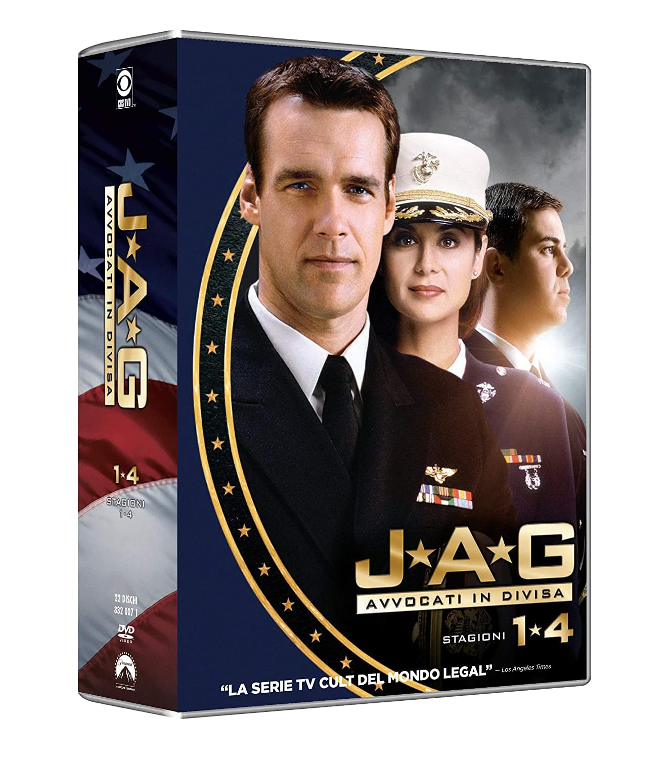 Dvd JAG - Avvocati in Dvisa - Serie Collezione Completa - Stagioni 1-2-3-4 (22 DVD) Edizione Italian