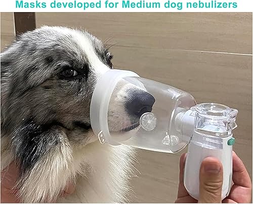 Miniatura 2 de Nebulizador para mascotas para perros, nebulizador e inhalador para perro, de bajo ruido, adecuado para perros de tamaño mediano, verde, M