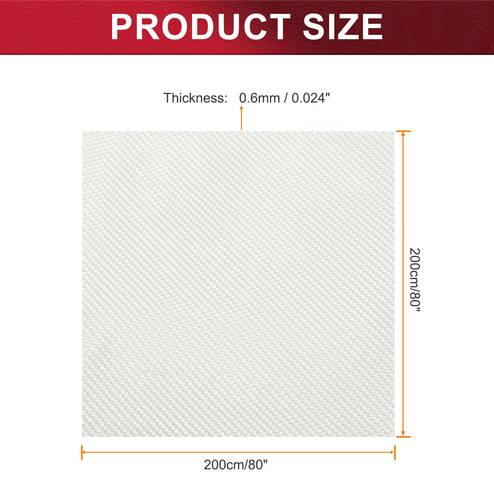 QUARKZMAN Manta De Soldadura Ignífuga 195x200 Cm, Tela De Fibra De Vidrio Resistente Al Calor, Manta Protectora contra Calor Y Fuego, Suministros De Protección, 0.6 Mm De Grosor, Blanca