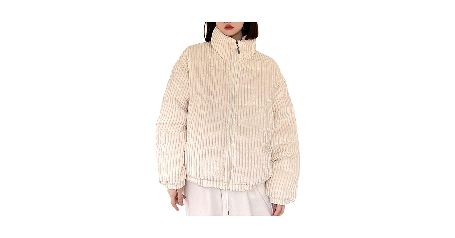 ジャケット・アウター EAPHI CORDUROY PUFFY JACKET IVORY CORDUROY PUFFY JACKET / ivory , beige / short , 2 2024AW