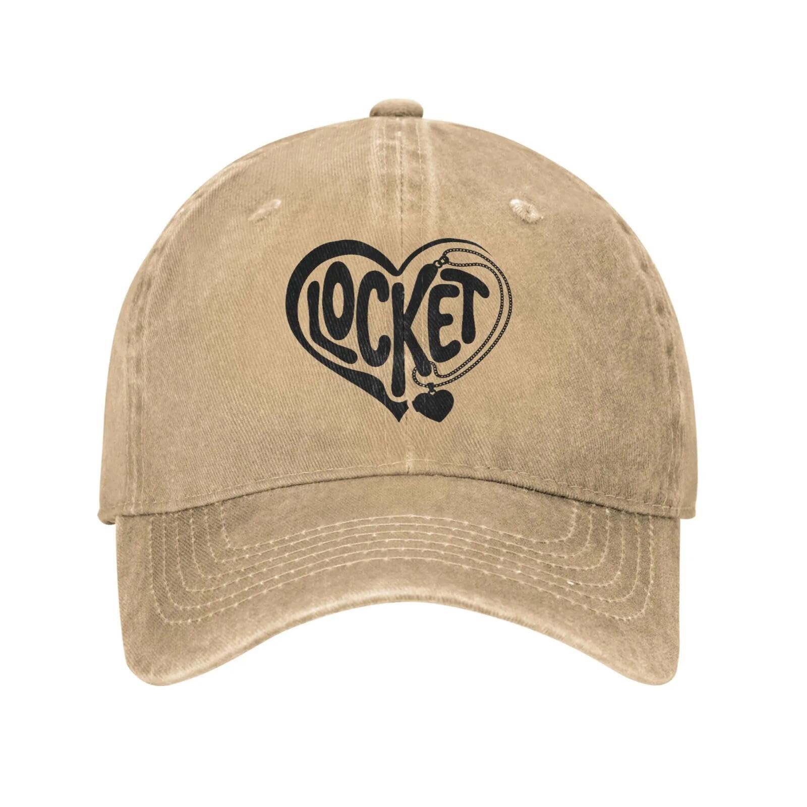 Vintage Locket Madison Beer Baseball Cap Unisex Style Distressed Washed Snapback Cap Outdoor Summer Unstructured Soft Hats Cap