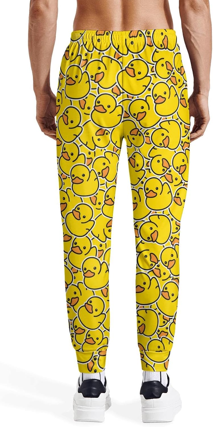 Mens Joggers Pants Sports Funny Workout Running Sweatpants Casual Track Pants with Pockets