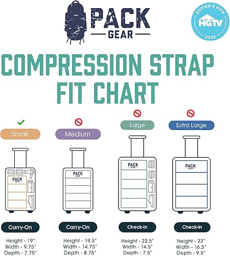 Miniatura 6 de Pack Gear Correa de compresión construida para durar con nailon de alta calidad, esta correa hace que el embalaje sea rápido, fácil y eficiente en