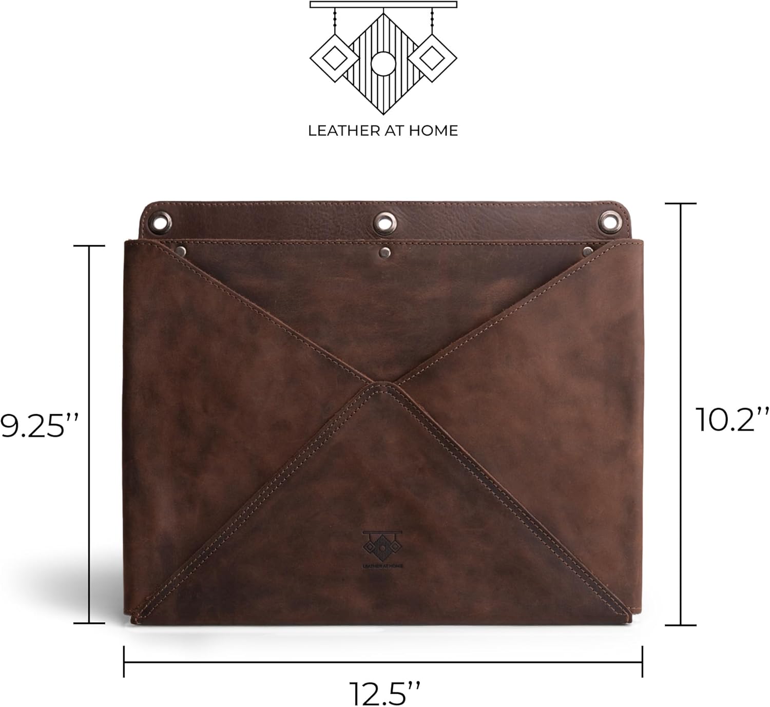 Wall File Organizer, Leather Wall Organizer for Office, Hanging Wall File Holder/Mail Organizer, Stylish Leather Folder for Wall, Office Wall Mounted File Organizer, Wall Hanging File