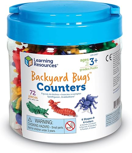 Miniatura 7 de Learning Resources insectos del patio para contar juego de 72