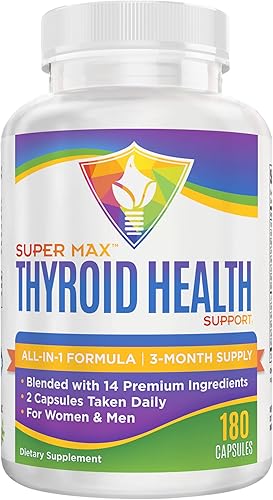 Miniatura 7 de Suplemento de apoyo para la tiroides (3 meses) todo en 1 con 14 ingredientes activos en 1 fórmula  Suplementos de apoyo para la salud de la tiroides