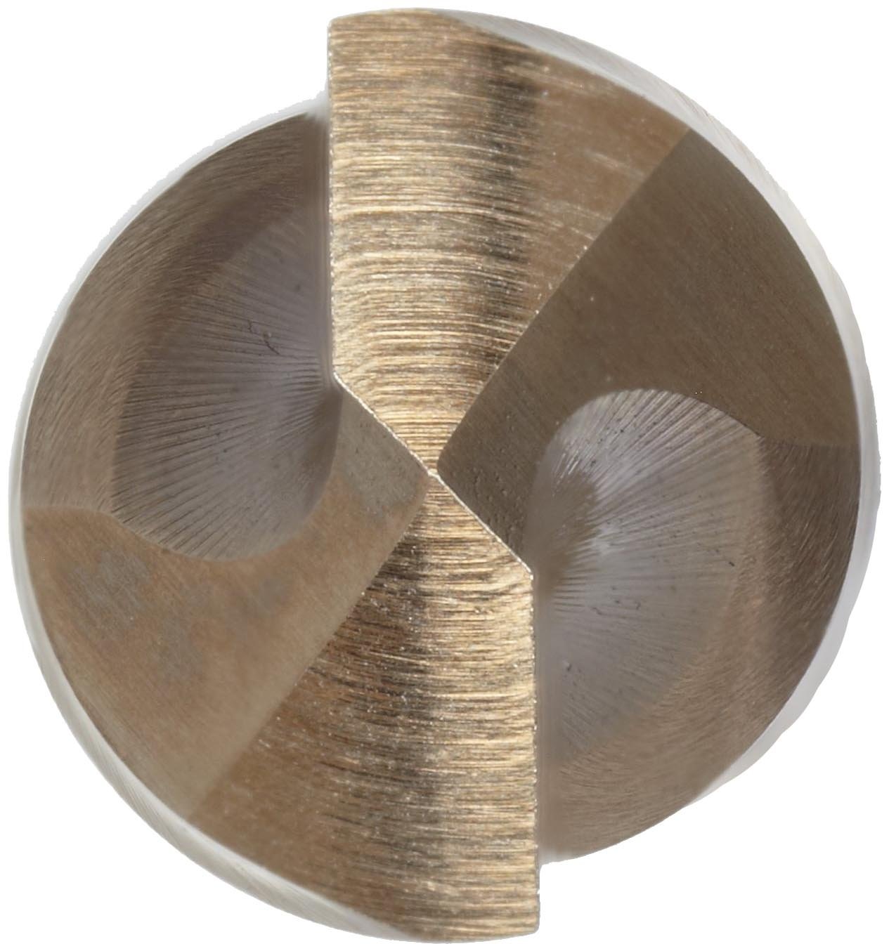 Precision Twist 4ASMCO Cobalt Steel Short Length Drill Bit, Bronze Oxide Finish, Round Shank, Spiral Flute, 135 Degree Split Point, 8.00mm (Pack of 6)