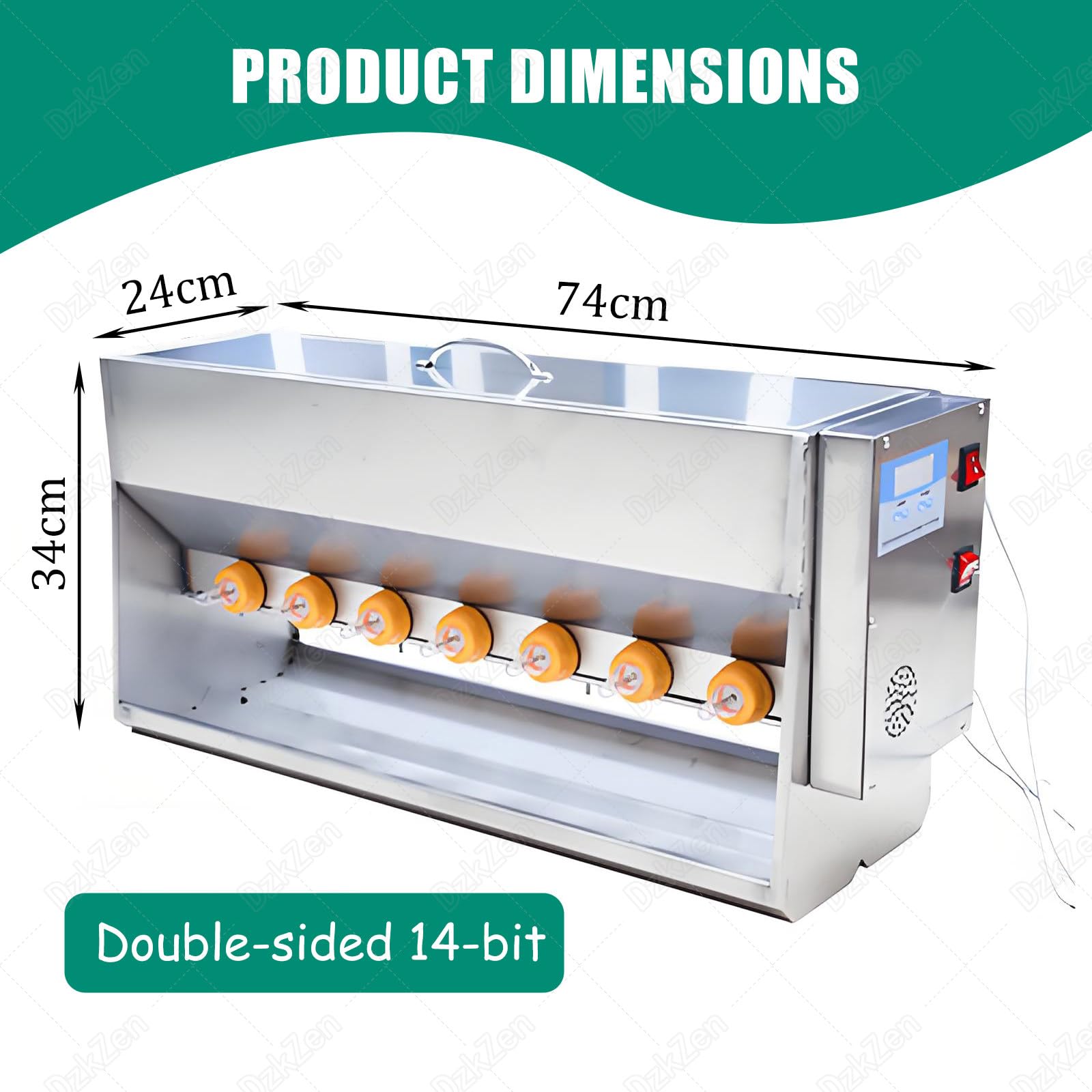 Ferkel Stillflasche Feeder 15L 20L, Edelstahl Lamm Futterstation mit 10-14 Silikon Schnuller, für Neugeborene Tiere Trinkmilch