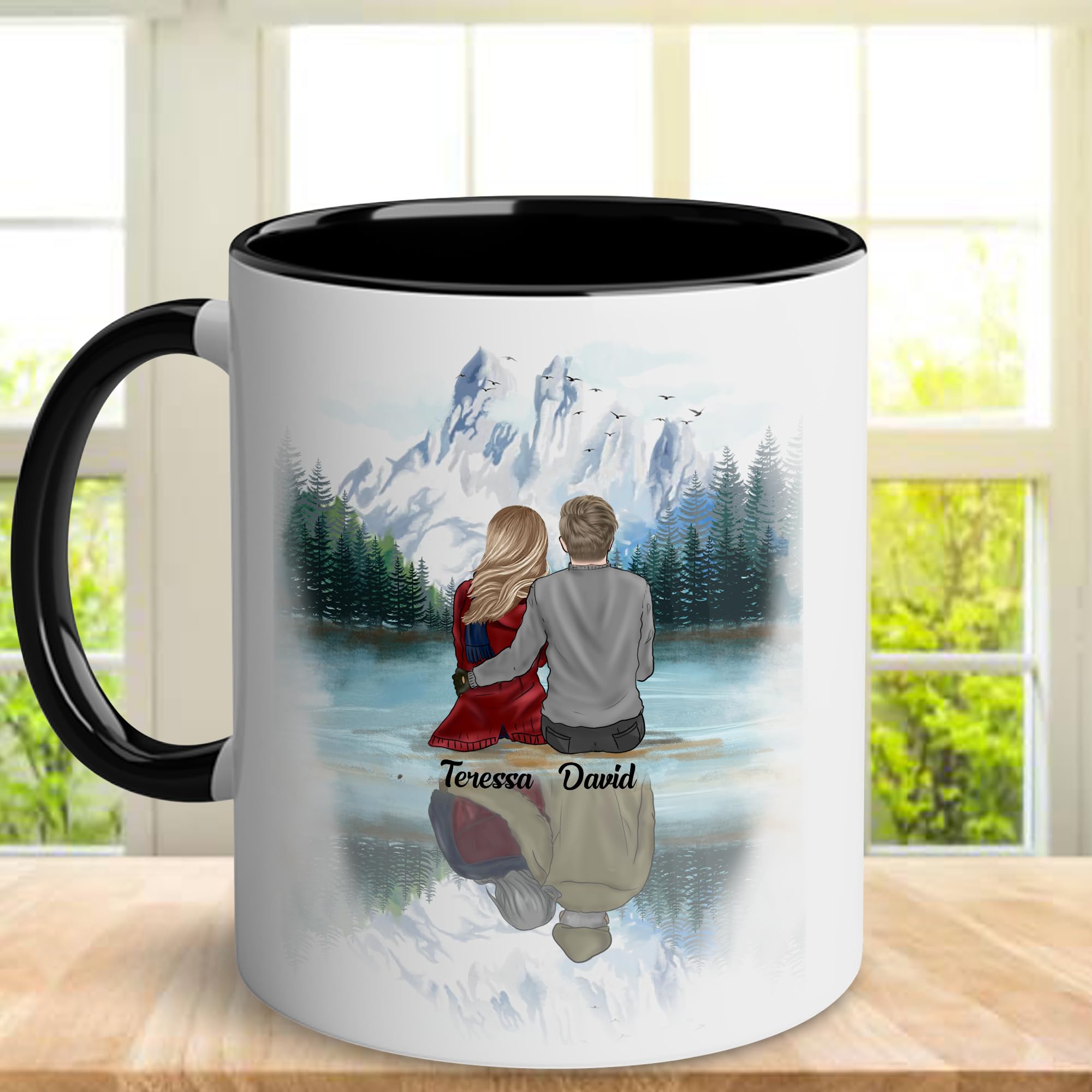 12 Tazas Blancas Personalizadas 11 Oz Sublimadas Impresas | Meses Sin