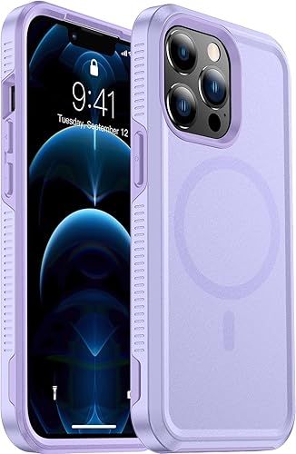 Red2Fire - Funda magnética fuerte para iPhone 12 Pro Max de 6.7 pulgadas, compatible con MagSafe, protección contra caídas de grado militar,