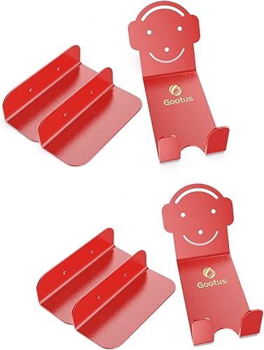 Miniatura 1 de Gootus Soporte de pared para bicicleta, colgador horizontal de pared para garaje o hogar, soporte de pared para bicicleta resistente para bicicletas