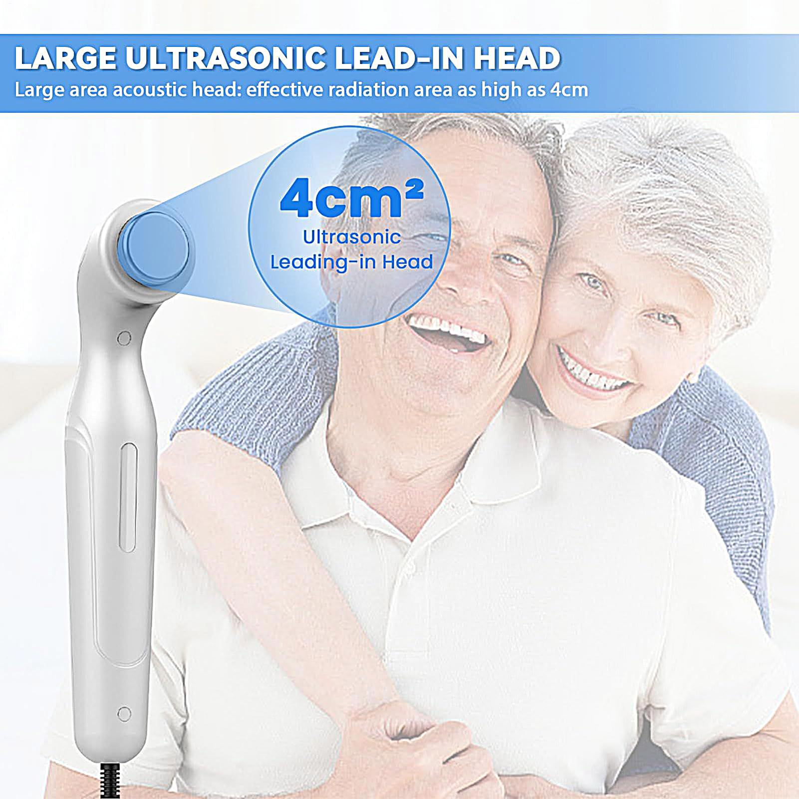Macchina ad Ultrasuoni per Uso Domestico | Accessori Portatili Mano Libera per Corpo,Massaggiatore a Bacchetta Ergonomico Regolabile per Spalle Articolazioni Cosce Mani Gambe Braccia