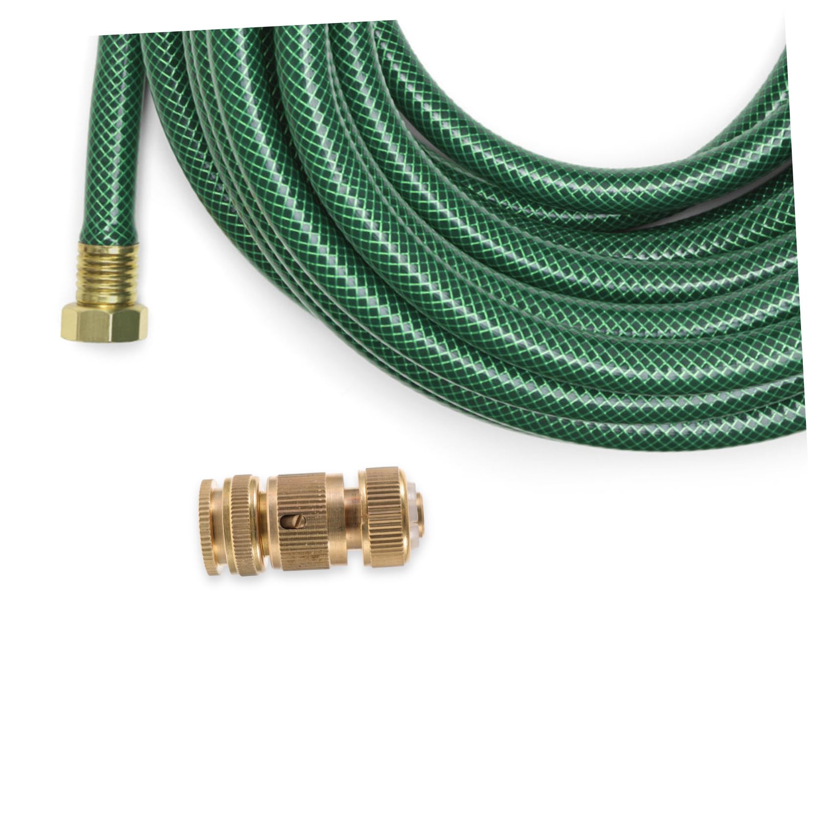 ULTECHNOVO 4 Paia Raccordo Rapido per Tubo da Giardino Connettore Sostitutivo per Tubo Flessibile Facile Installazione per Irrigazione e Lavaggio Auto