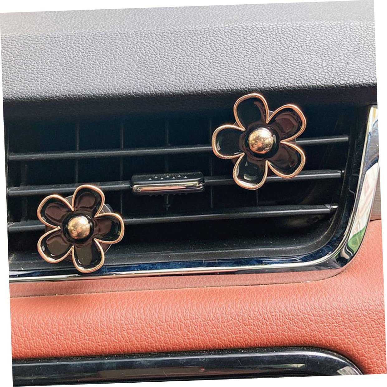 Mobestech 18pezzi Clip Decorativa Per Bocchetta Aria Auto Design Floreale Per Interni Auto Accessorio Elegante e Leggero Per Diffusione Di Profumo e Decorazione