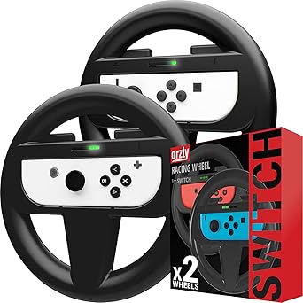 Kirby Air Riders erhält 7minütigen Trailer 9 71uhFtFyWgL. SX342 Orzly Steering Wheels for Nintendo Switch & OLED Console JoyCons, Racing Wheels for Mario Kart 8 Deluxe Mariokart Switch Steering Wheel Joycon Controller Attachment Accessories-TWIN PACK 2X Black
