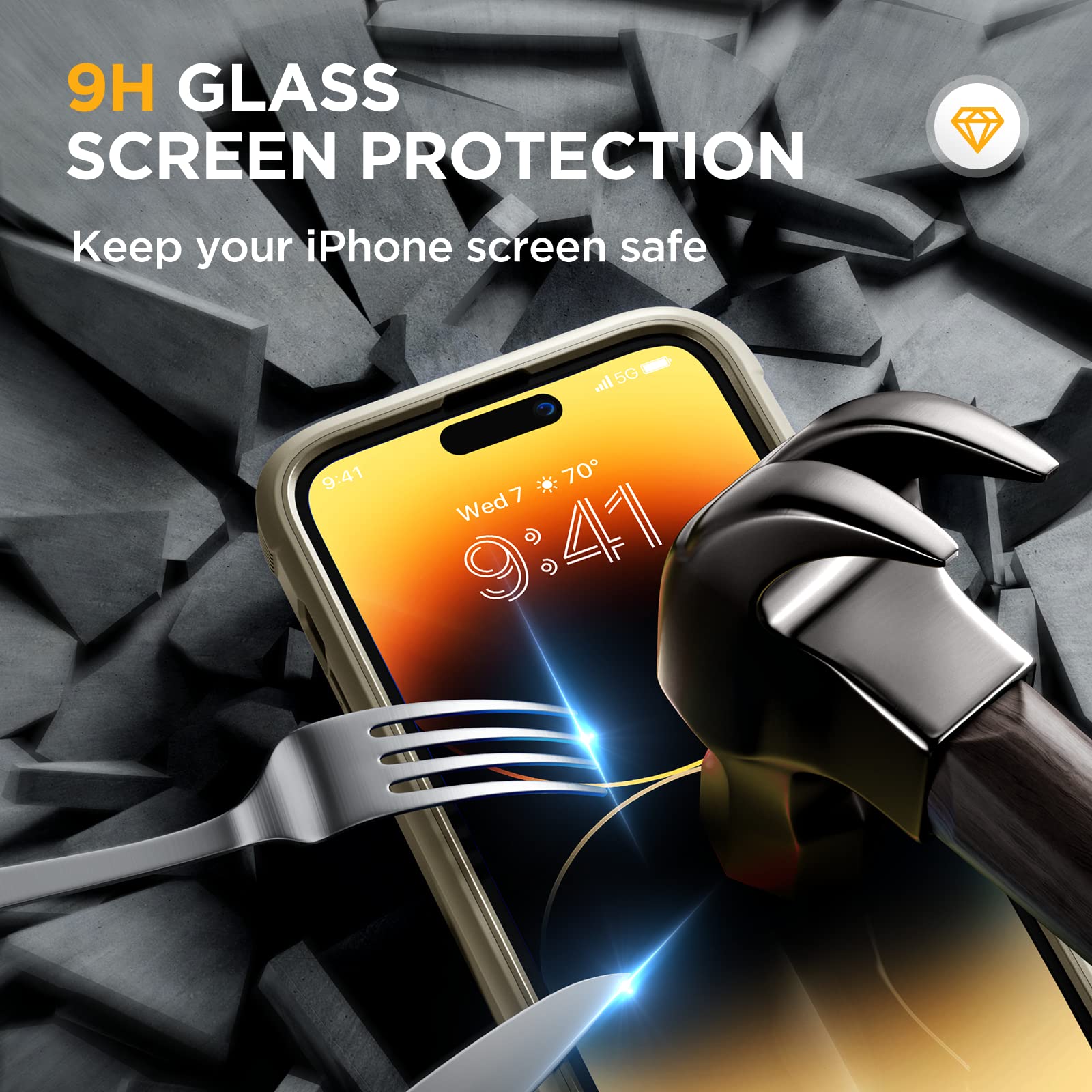 Amazon.co.jp: Miracase ガラスシリーズ iPhone 14 Pro Max用ケース