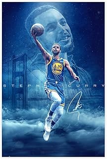 Stephen Curry Stephen Curry Great Best Star Hall of Fame Sports Basketball Poster Canvas Poster Bedroom Decor Sports Landscape Office Room Decor Gift Unframe : 12x18inch(30x45cm)