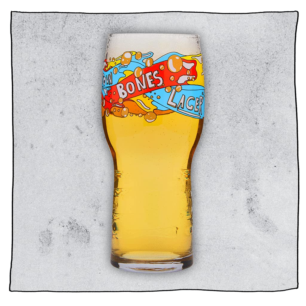 Beavertown Bones Lager Pint Glass