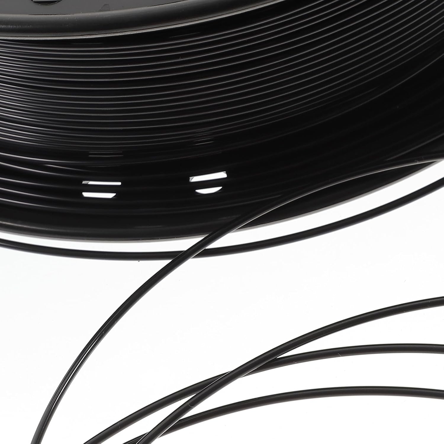 Veemoon Pla 3D Printer Filament 1.75mm Black Reel 1kg with ±0.02mm Dimensional Accuracy for 3D Printing Supplies
