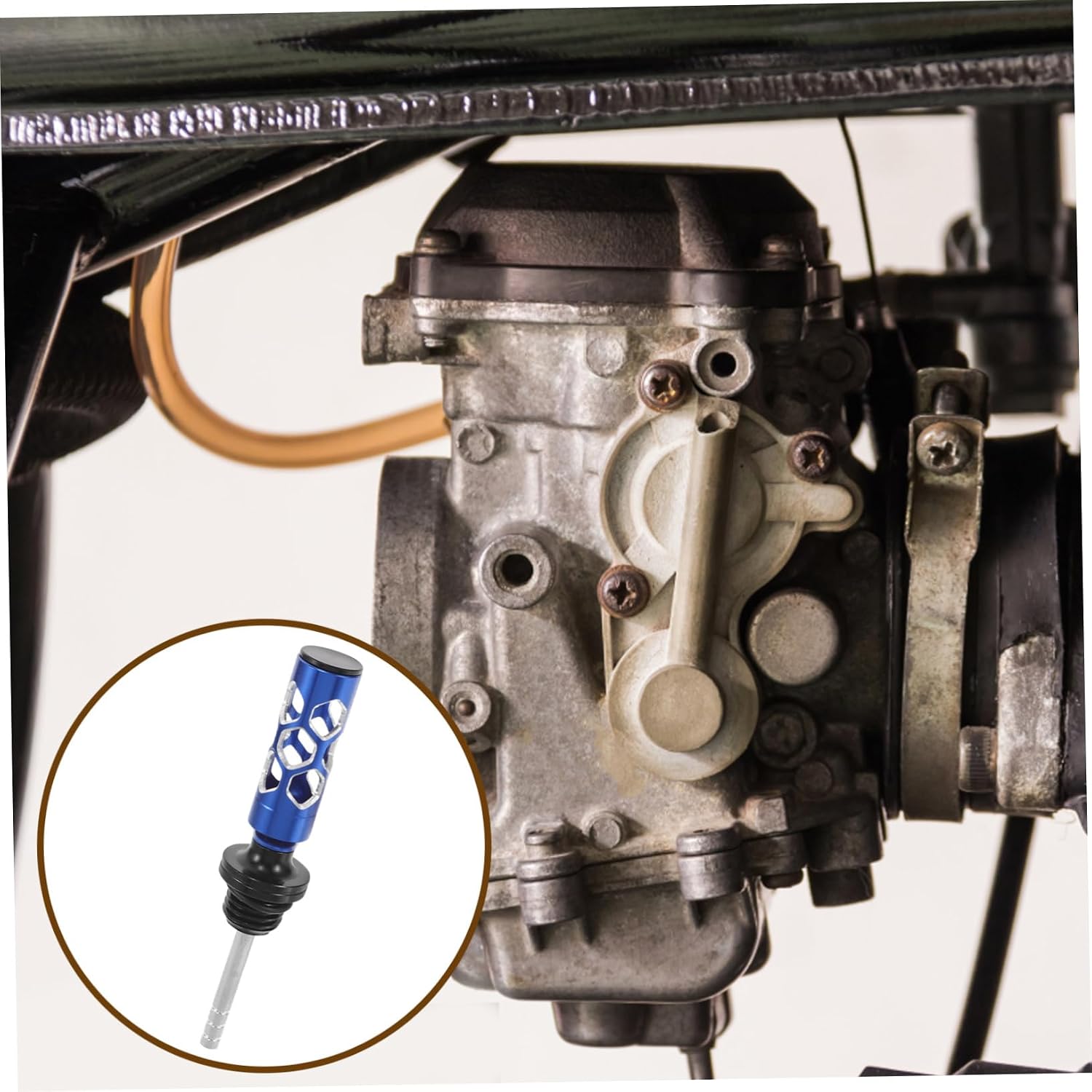 Cabilock Motorcycle Accessories Engine Oil Level for Dirt Bike Hollow Oil Accurate Measurement for