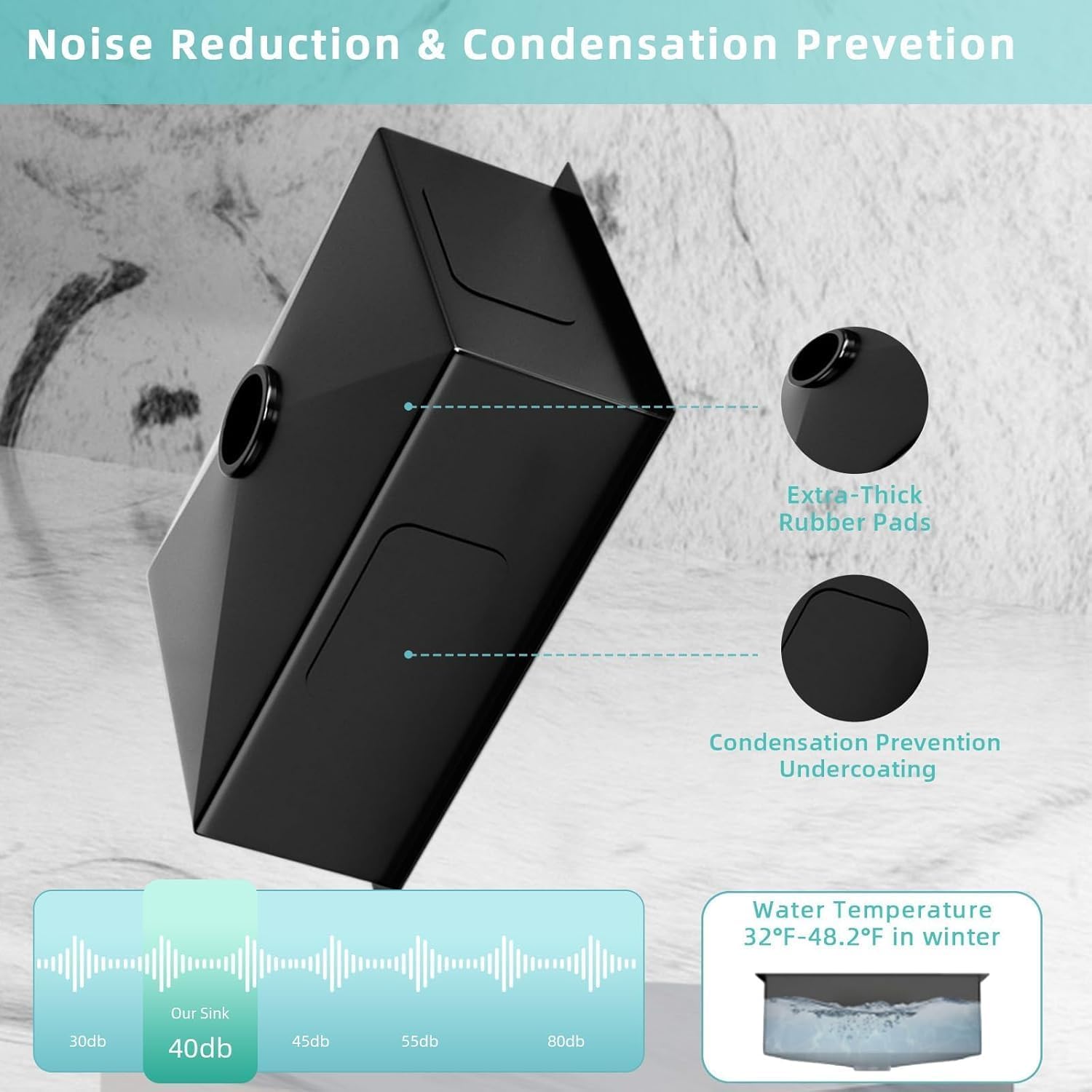 33x22 Drop In Kitchen Sink with Faucet, Black Stainless Steel Workstation Sink, Top Mount Single Bowl Kitchen Sink with Accessories, 9 Inch Deep