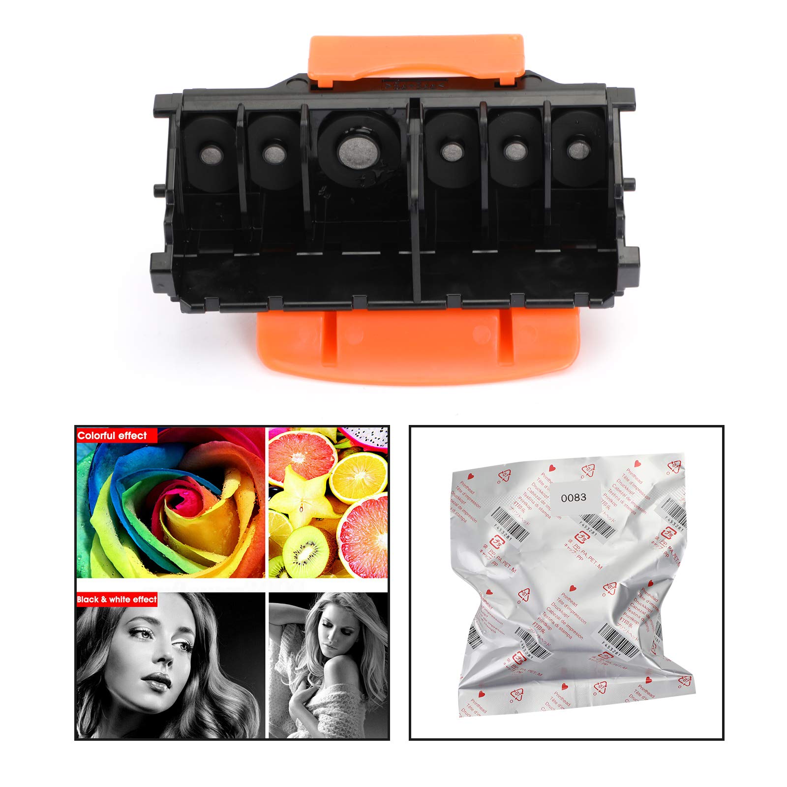 Topteng QY6-0083 Tête d'impression pour Canon MG6310 MG6320 MG6350 MG6380 MG7120 MG7150 MG7180 MG7520 MG7550 IP7110 IP8720 IP8750 IP8780