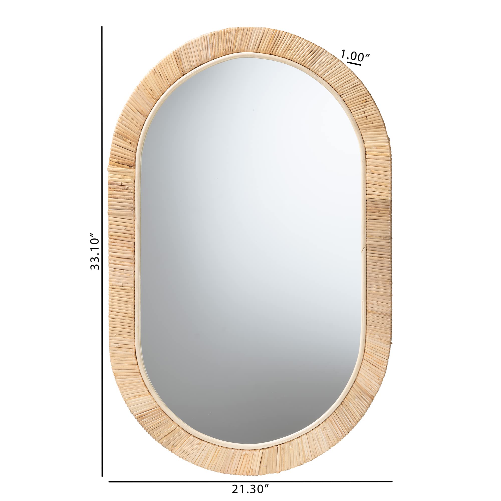 Amazon.com: Bali & pari Bella Modern Bohemian Natural Mahogany