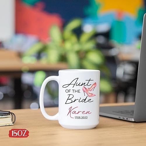 Vista 31 de Regalo personalizado para hermana del novio, taza de hermana del novio, taza de boda personalizada para hermana del novio, regalo de boda para Taza