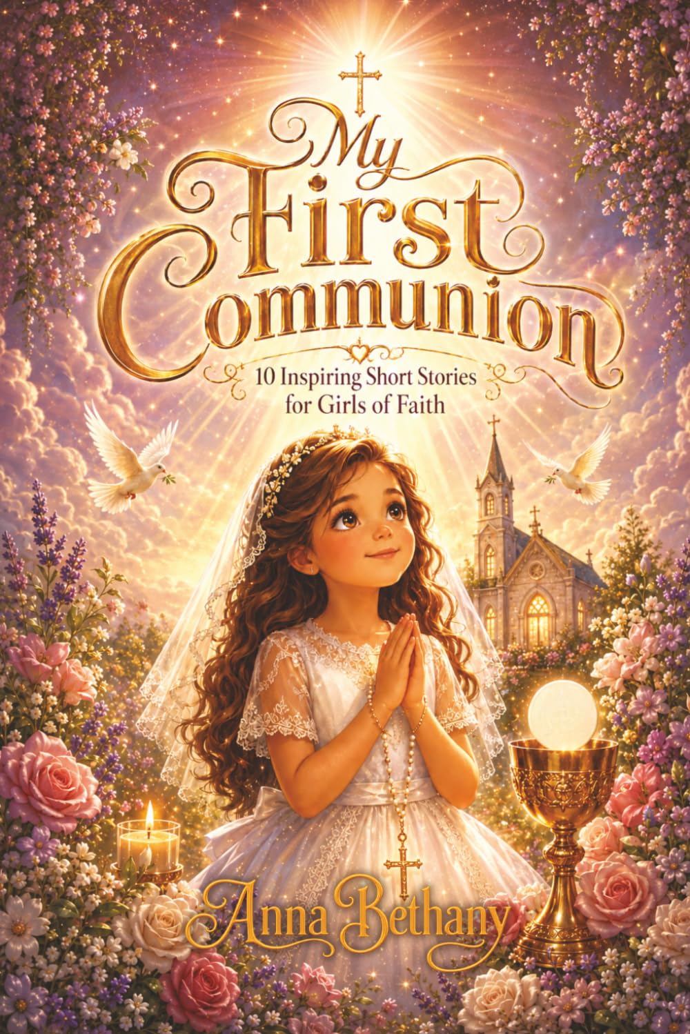 My First Communion: 10 Inspiring Short Stories for Girls of Faith: A Catholic Storybook and Keepsake Gift for Girls Preparing for First Holy Communion