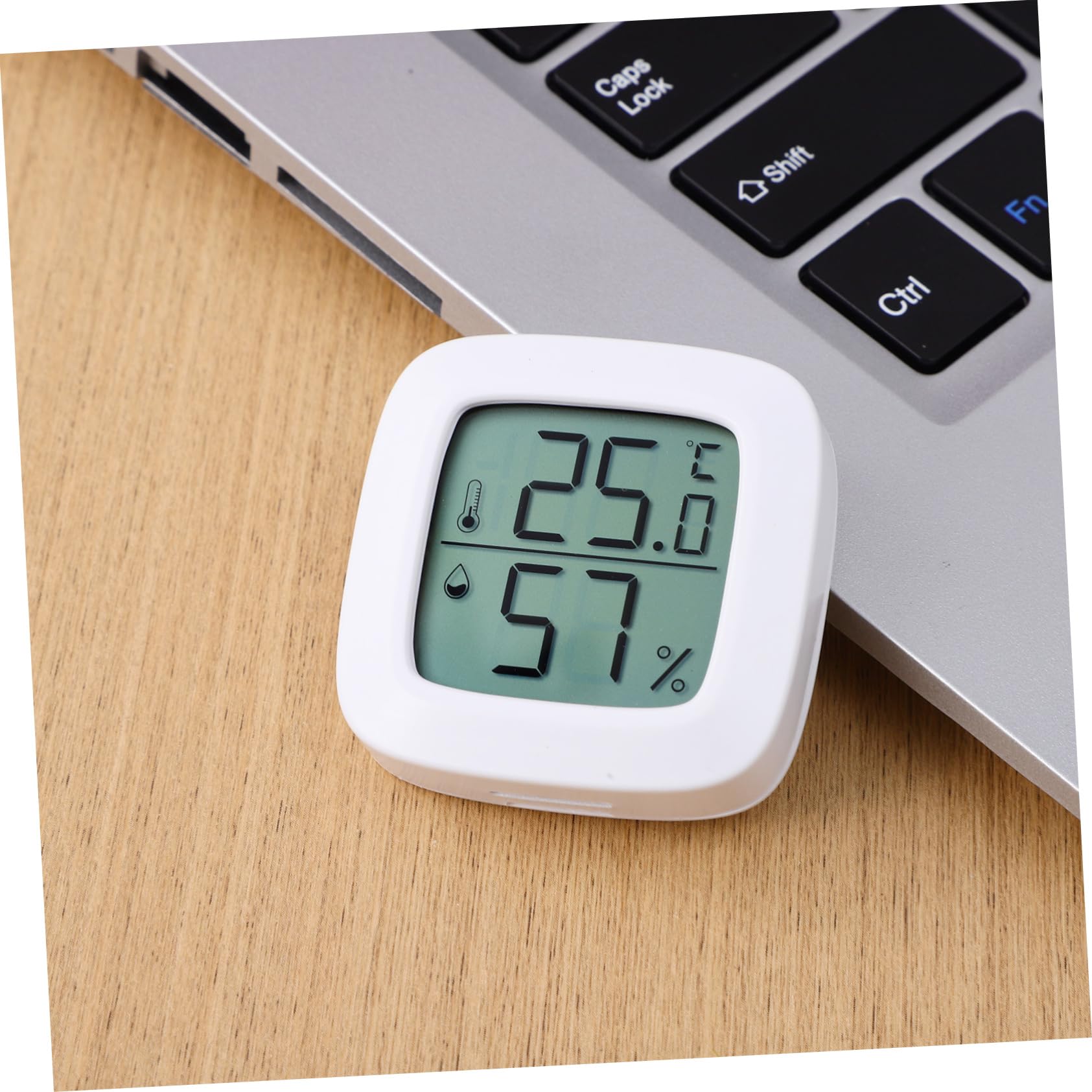 HEMOTON 3Pcs Mini Digital Thermometer Hygrometer Accurate Temperature Humidity for Indoor Home Car Outdoor Use Easy to Read LCD Display Portable Compact Design