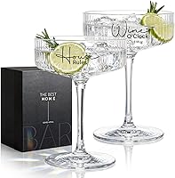 Vista 13 de AW BRIDAL Regalos de boda para parejas 2026, regalo de compromiso para él y ella, juego de copas de champán y tazas de cerveza de vidrio esmerilado