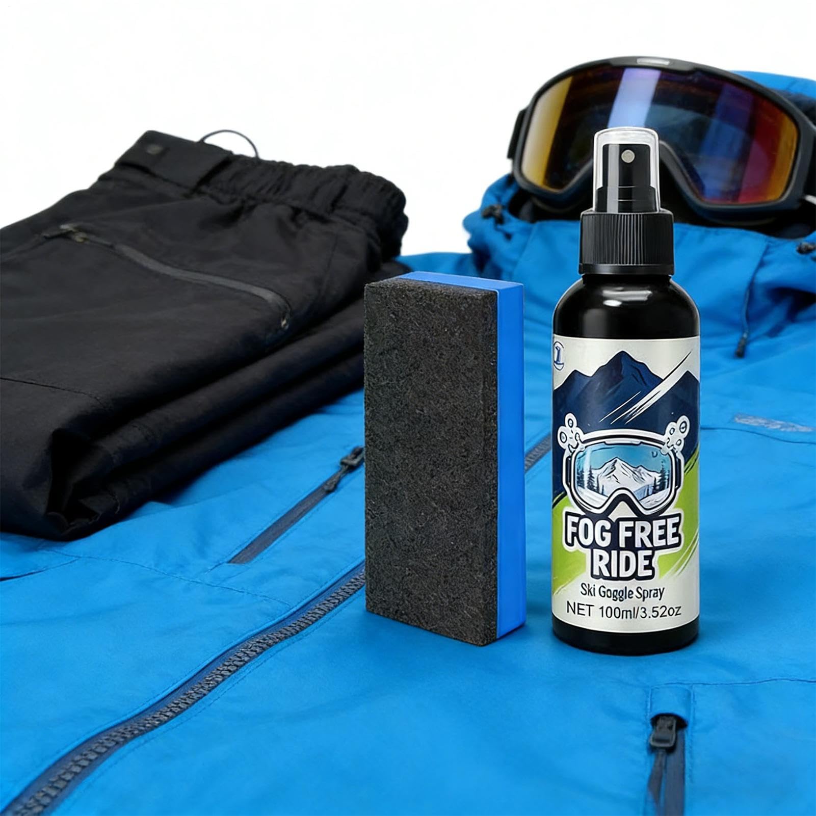 Spray Anti Appannamento per Maschere da Nuoto,Spray 100ml per Visione Nitida Anti Appannamento - Antiappannante Multiuso,per Uso Interno Esterno Bagno Casa Nuoto Sci Subacquei per Uomo Donna